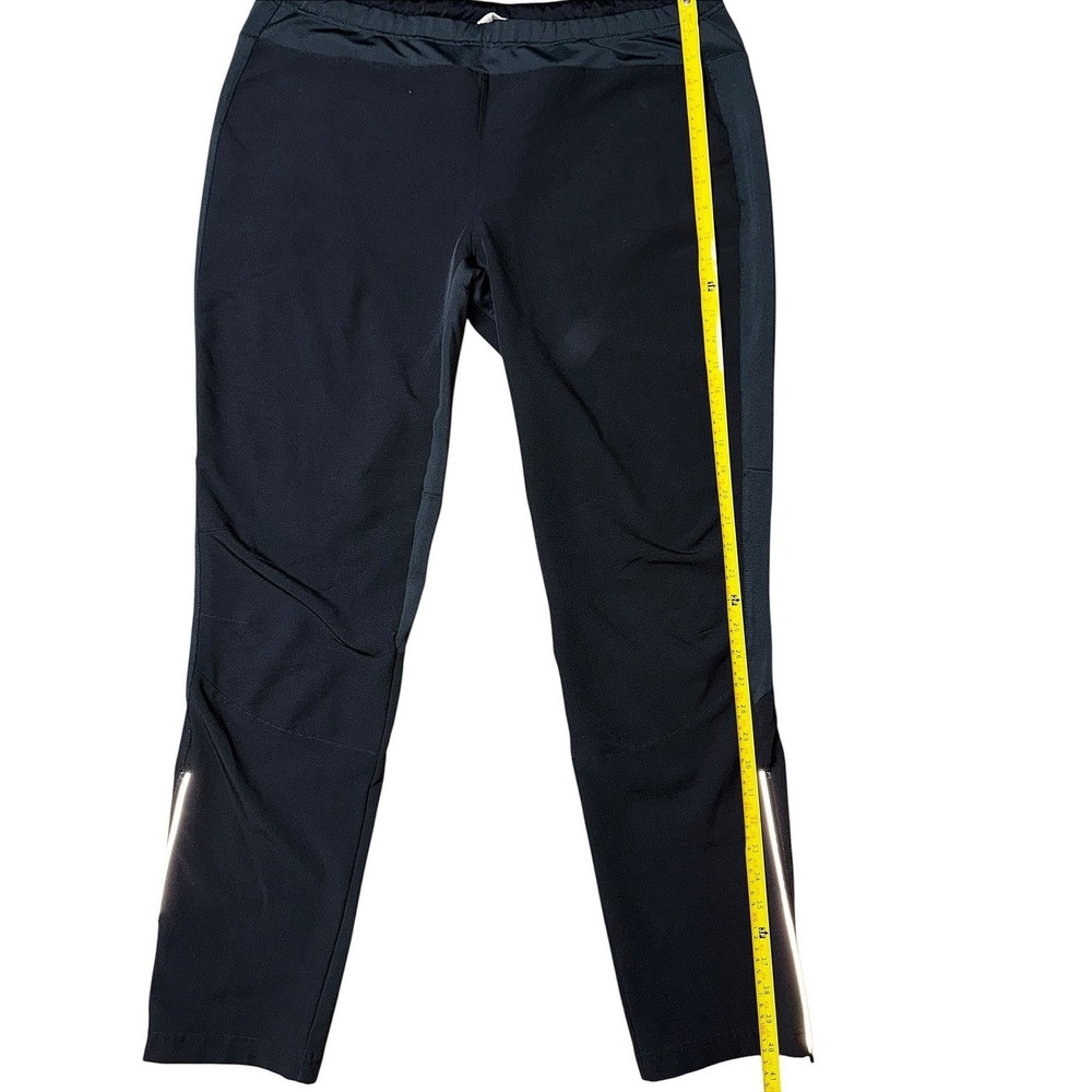 The North Face Womens XL Black Reflective Ankle Zip Running Training Pants - Picture 7 of 12